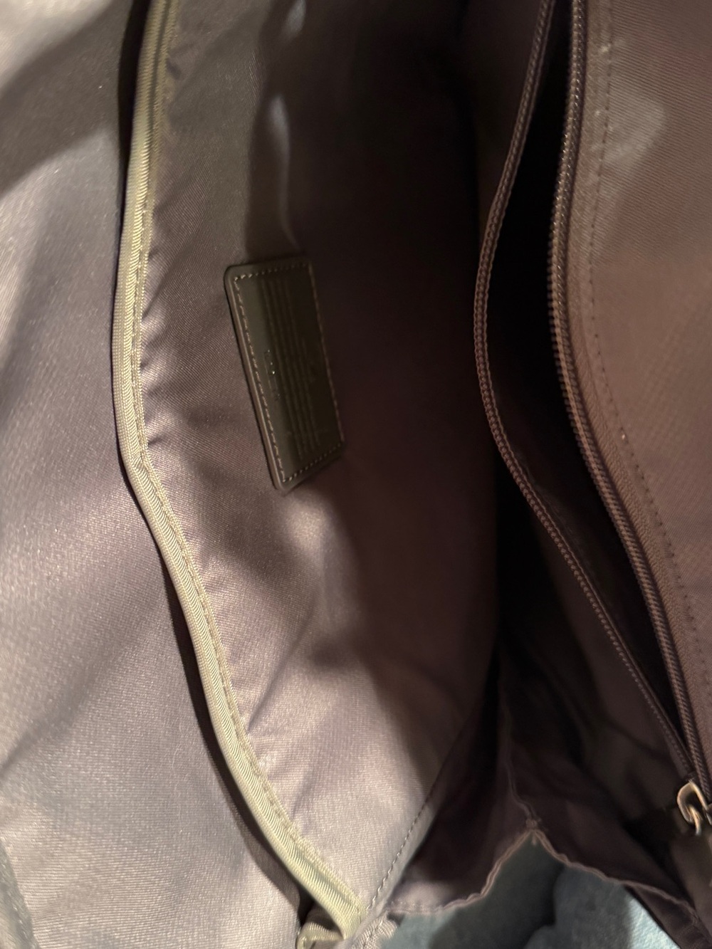Tumi Olive Gray Men's Backpack with Black Accents - Picture 6 of 8